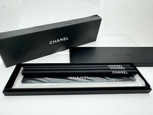 1000円スタート！　未使用品 CHANEL シャネル 筆箱 鉛筆 定規　セット ノベルティ 非売品　えんぴつ 筆記用具 未使用