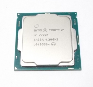 Intel Core i7-7700K　4コア8スレッド　LGA1151　動作品　送料無料