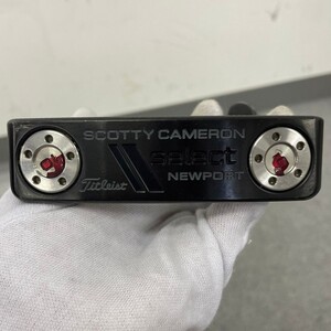 E113-I58-3641 SCOTTY CAMERON スコッティキャメロン TiTleist select NEWPORT パター ゴルフクラブ メンズ用 右利き用 全長約87㎝