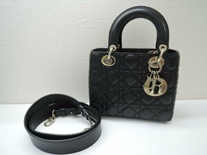 Christian Dior クリスチャンディオール Lady Dior My ABCDior スモール 2wayバッグ 中古 ランクB BRB・バッグ・財布