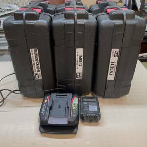 【中古美品】MAX/マックス　5点セット　TJ-35FN2FW-BC（箱と本体）+ TJ-35P1-BC（箱と本体）+ TJ-25/4J（箱と本体）+充電器+電池