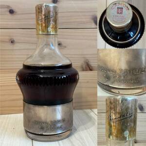 【未開栓 古酒】COGNAC CAMUS BY Baccarat☆カミュ バカラ クリスタル シルバートップ☆700ml 40%☆コニャック☆