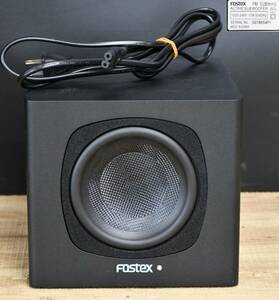 NY5-225【現状品】FOSTEX　サブウーファー　PM-SUB mini2　ウーファー　オーディオ　スピーカー　音出し確認済　中古品　保管品