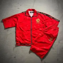 美品 VERSACE 希少 ナイロン セットアップ M ジャージ