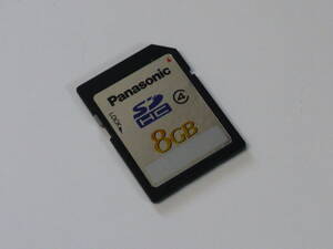 動作保証！Panasonic SDHC 8GB クラス④ 安心の日本製