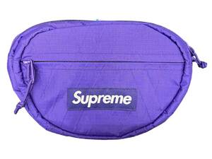 Supreme (シュプリーム) 2018AW Waist bag ウエストバッグ ショルダーバッグ 紫 パープル メンズ/009