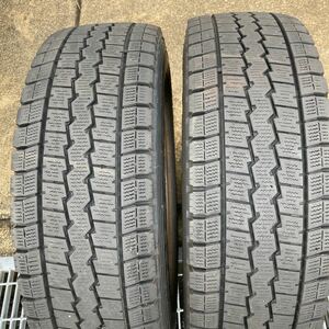 北陸発 バリ山 スタッドレスタイヤ 225/70R16 2本 7分山 2019年製 WINTER MAXX LT03 3Tトラック 225 70 16 キャンター エルフ デュトロ