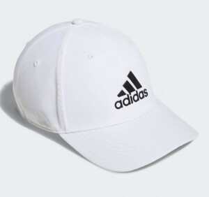 管番048【新品】アディダス　adidas　ゴルフキャップ(PFヘザーツアーキャップ)白