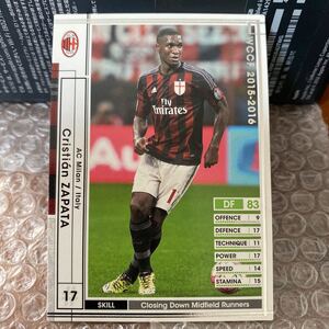 ◆WCCF 2015-2016 クリスティアン・サパタ Cristian ZAPATA AC Milan◆