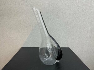 店頭併売■ F00010■RIEDEL〈デカンタ〉ブラック・タイ　タッチ■展示品/中古品