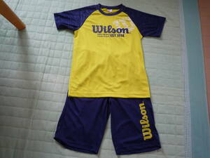 ウィルソン Wilson メッシュ 半袖Tシャツ＆ハーフパンツ 2点セット １６０ 新品