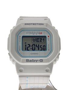 CASIO◆クォーツ腕時計/デジタル/-/WHT/WHT/BGD-560LJ