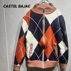 CASTELBAJAC カステルバジャック　パーカー　アーガイル　ゴルフ　ニット