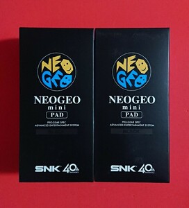 【新品/SNK】NEOGEO mini PAD ネオジオ ミニ 専用 コントローラー(ゲームパッド)ブラック2個★即決(24.4