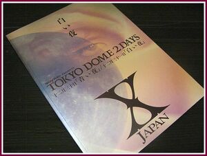 X JAPAN♪TOKYO DOME 2DAYS 青い夜・白い夜/1994.12.30-12.31☆パンフレット