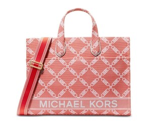 最新　日本未発売　MICHAEL MICHAEL KORS Gigi Logo Large Grab Tote　ロサンゼルスから本物をお届けします！！ラージ(*^^*)！