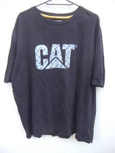 キャタピラー 半袖 Tシャツ CAT 黒 XL 企業物 ワークウエア ★ Caterpillar WORKWEAR Diesel Power