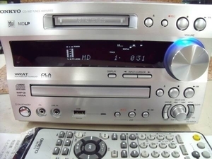 ◆最上位・完動品◆ ONKYO FR-N9NX CD/MD/USB/Tunerアンプ ♪MD搭載最終機種♪リモコン他付属品♪