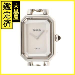 CHANEL　シャネル　腕時計　プルミエールＭ　H3251　クォーツ　ホワイトシェル　ステンレス　2143100482210【437】