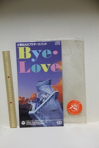 8cm CD 大事MANブラザーズバンド Bye LOVE シングルCD 検索 日テレ うるとら 7:00 オープニングテーマ