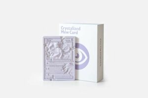 ダニエル・アーシャム「Crystalized Mew Card」　フィギュア　限500　H30.4×21.7×4.4　Daniel Arsham　ポケモン　ミュウ