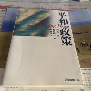 平和政策 （有斐閣ブックス　１００） 大芝亮／編　藤原帰一／編　山田哲也／編