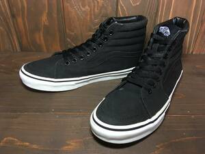 ★VANS バンズ 国内企画 SK8HI スケート CVS 黒×黒 28.0cm Used 検 スリッポン オールドスクール ハーフキャブ スニーカー