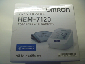 【オムロン】HEM-7120・上腕式血圧計★全国 送料無料(送料込み)★自動電子式血圧計/デジタル表示★腕帯・取扱説明書・化粧箱着き★OMRON◆