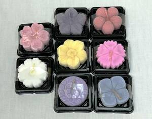 ◆◇【送料無料】 キャンドルワールド花めぐり 四季折々和菓子のような花ローソク　（0912）　◇◆