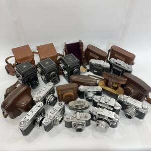 ★ 1円〜【14点まとめ売り】 二眼レフカメラ フィルムカメラ まとめ売り Minolta OLYMPUS Zenobiaflex WAGOFLEX 等 レトロ J152971