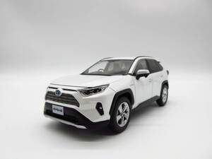 1/30 トヨタ 新型RAV4 ハイブリッド ラブフォー ラブ4 非売品 カラーサンプル ミニカー ホワイトパールクリスタルシャイン