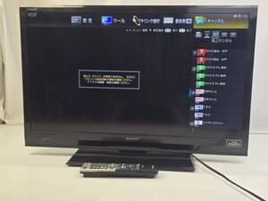 01w5007★1円~ 液晶 テレビ SHARP AQUOS 32V型 LC-32H7 一部確認済 ジャンク品