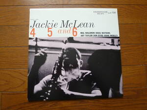 LP JACKIE McLEAN / 4 5 AND 6