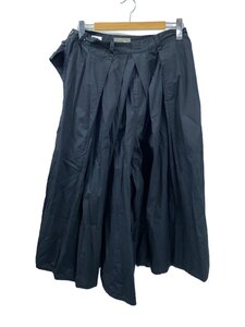 yohji yamamoto POUR HOMME◆ボトム/3/コットン/BLK/HK-P06-026/17AW/袴パンツ/裾穴あき有//