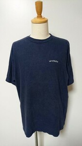 ☆GAP ギャップ Tシャツ ワンポイント プリント ネイビー【L】古着　　　　　　　　◆8637◆