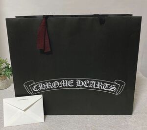 クロムハーツ「CHROME HEARTS」バッグ用ショッパー 紙袋 (4005) 正規品 付属品 ショップ袋 ブランド紙袋 40×33×12cm