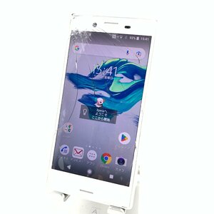 【ジャンク】SONY/Xperia X Compact SO-02J/32GB/White/良好/90402