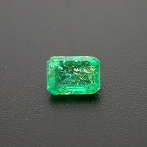 S698【BSJD】天然ベリル エメラルド 0.803ct ルース 中央宝石研究所 ソーティング付き