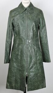 Agnes b. SPECIAL leather coat 36 アニエスベー スペシャル 牛革 レザー コート 36 b8837