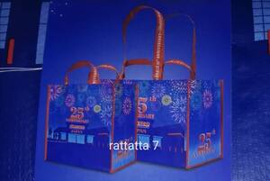 ☆Costco☆Shopping Bag☆25th Anniversary Version☆コストコ☆ショッピングバッグ☆25周年記念デザイン☆2枚セット☆エコバッグ