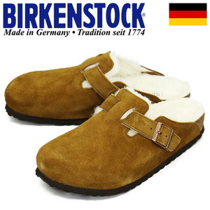 BIRKENSTOCK (ビルケンシュトック) 1001140 BOSTON SHEARLING ボストンシアリング スエードレザーサンダル MINK レギュラー幅 BI218 42-約2