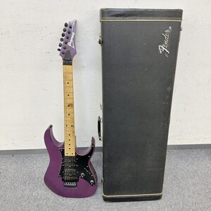 F049-I65-497 Ibanez アイバニーズ RG550 エレキギター パープル 6弦 弦楽器 ハードケース付 音出し動作確認済