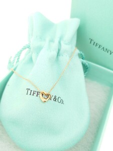 ティファニー TIFFANY　ミニハート　ネックレス　k18 ＰＧ 