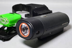 KRYPTONITE クリプトナイト F450 白 LED フロント 用 ライト USB 充電 中古 実用品 オマケ 付 自転車 ロード バイク ピスト