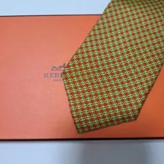 H柄 ニューH ファソネH織タイ エルメス　HERMES　ネクタイ　シルク