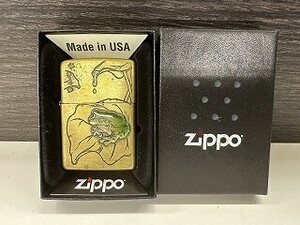 G518-J9-4569◎ Zippo ジッポー カエル 蛙 オイルライター 喫煙グッズ 現状品①◎