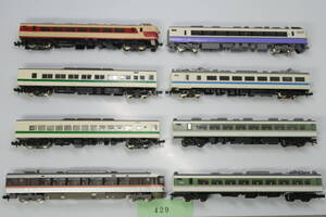 41222-429【車両（発送：ゆうパケットプラス 410円、他）】TOMIX/MICRO ACE 車両各種（計8両）【中古品】