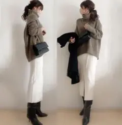 【新品】セーター＋スカート 二点セット