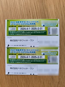 コーポレートプログラム利用券 1000円2枚セット