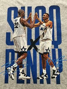 【新品】 NBA MAGIC シャック × ペニー Tシャツ オーランド・マジック ユニフォーム　オニール　ハーダウェイ　コットン　ジョーダン L